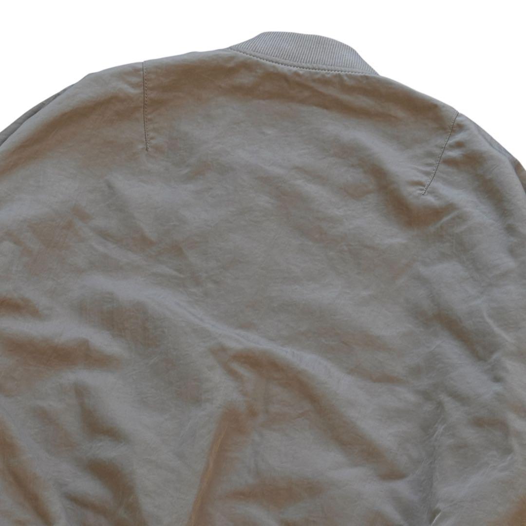 極美品　NOBLE 完売品 ヴィンテージナイロン MA-1 グレー