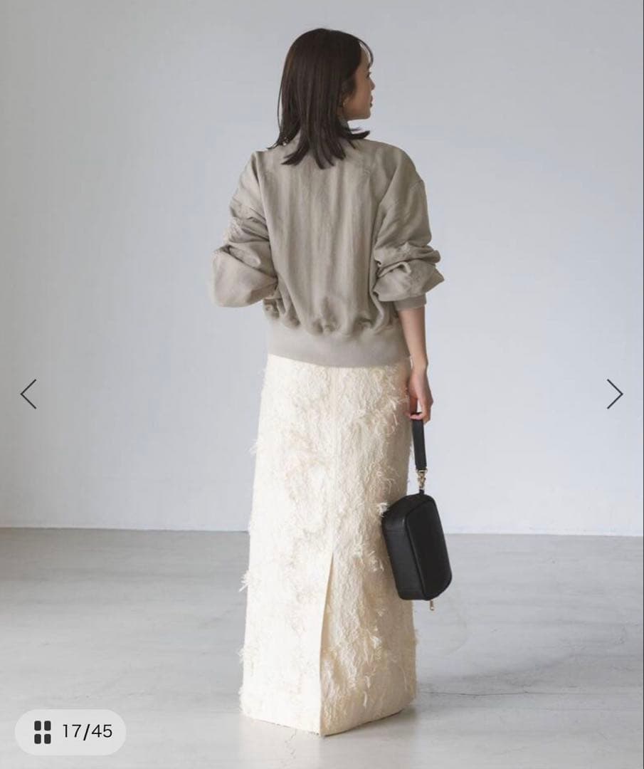 極美品　NOBLE 完売品 ヴィンテージナイロン MA-1 グレー