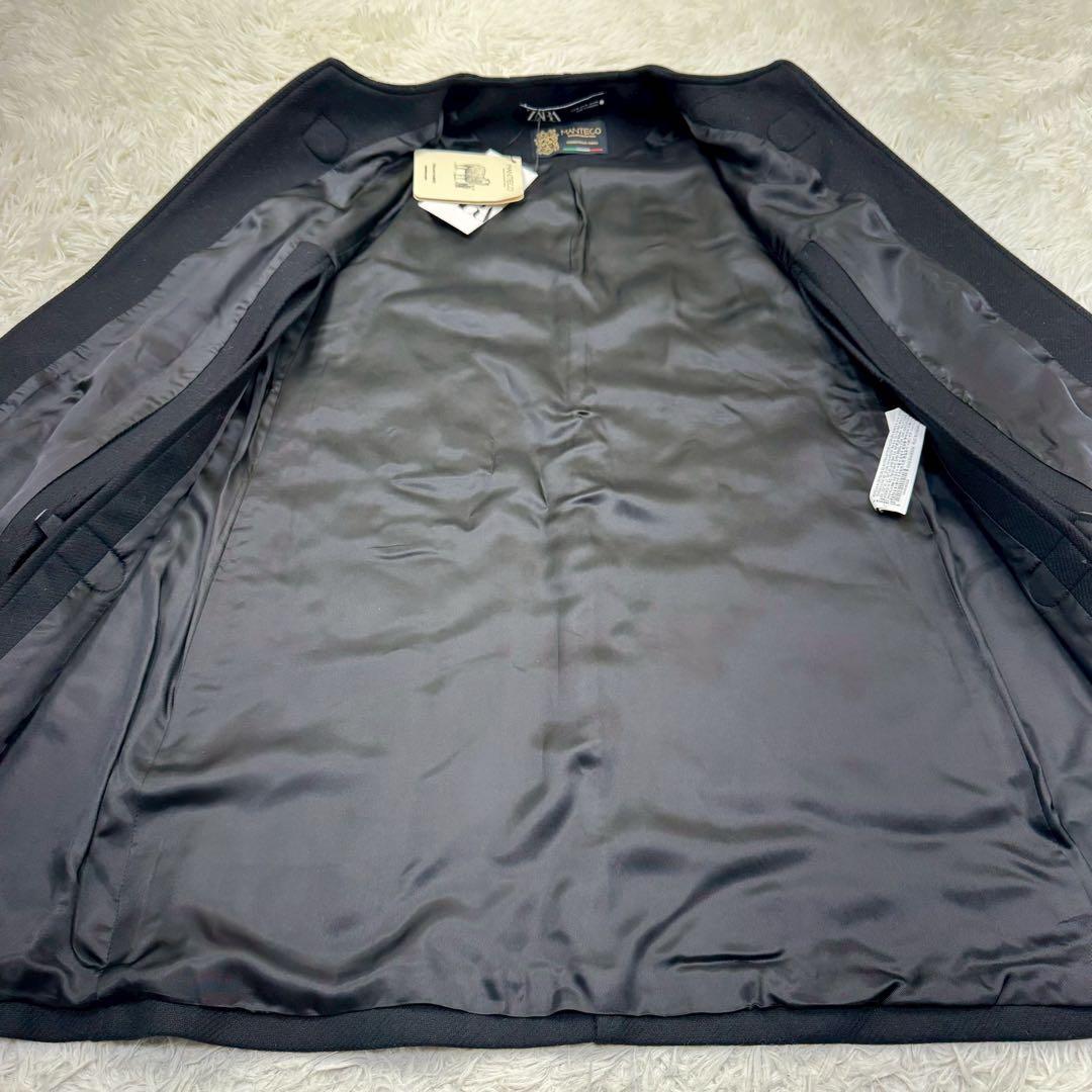 新品✨ ZARA MANTECOポンチョケープコートゴールド金具 完売ラムウール