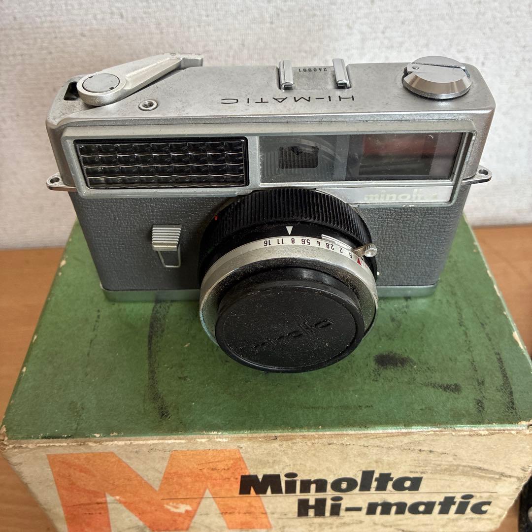 【中古/レア品】ミノルタ HI-MATIC 初代 ハイマチック フィルムカメラ