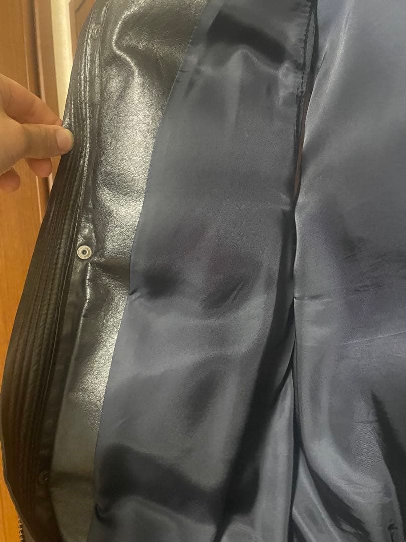 リップヴァンウィンクル　レザーダウンベスト