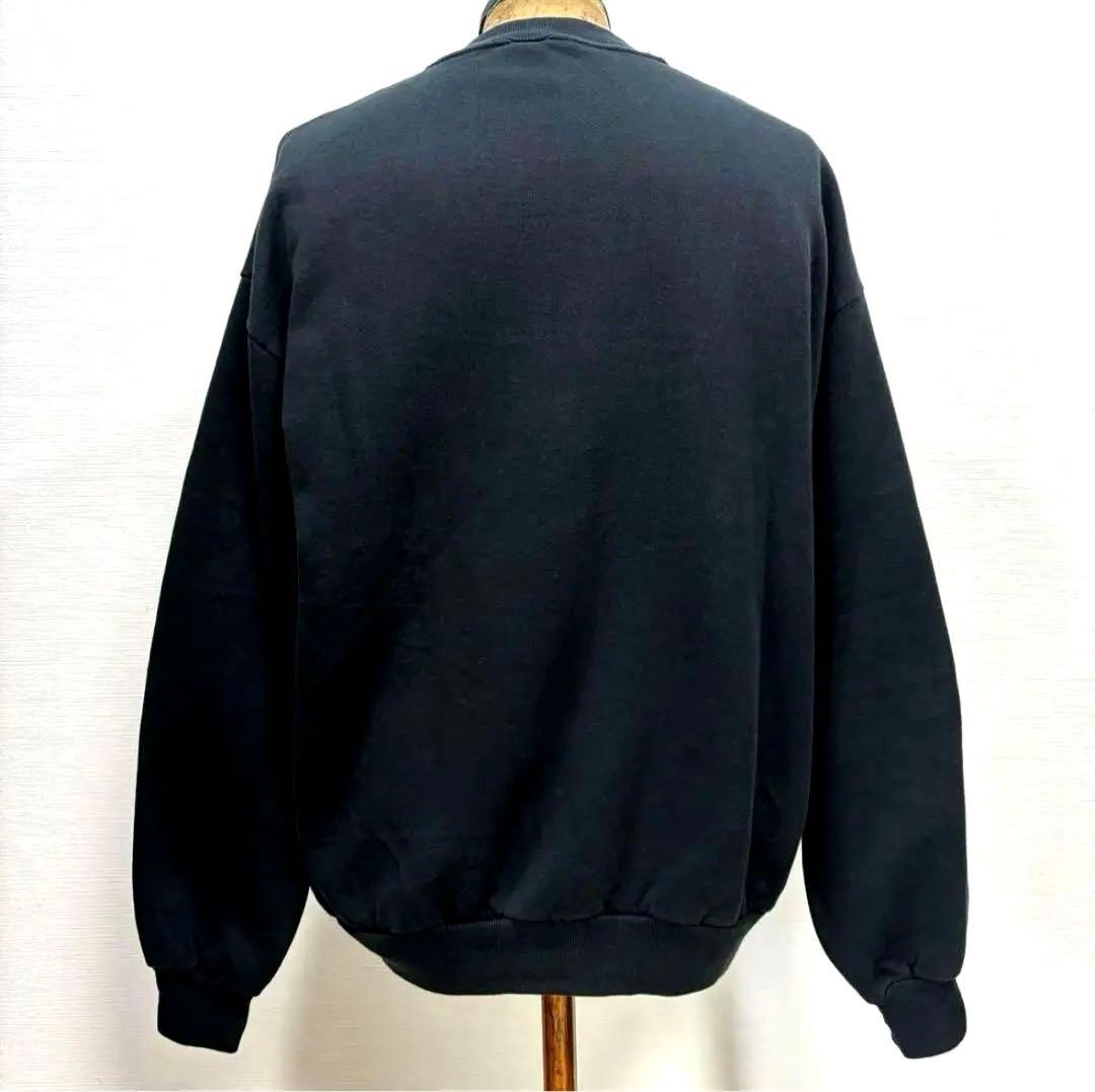 USA製 XL 美品 黒 90s ジャージーズ スウェット トレーナー