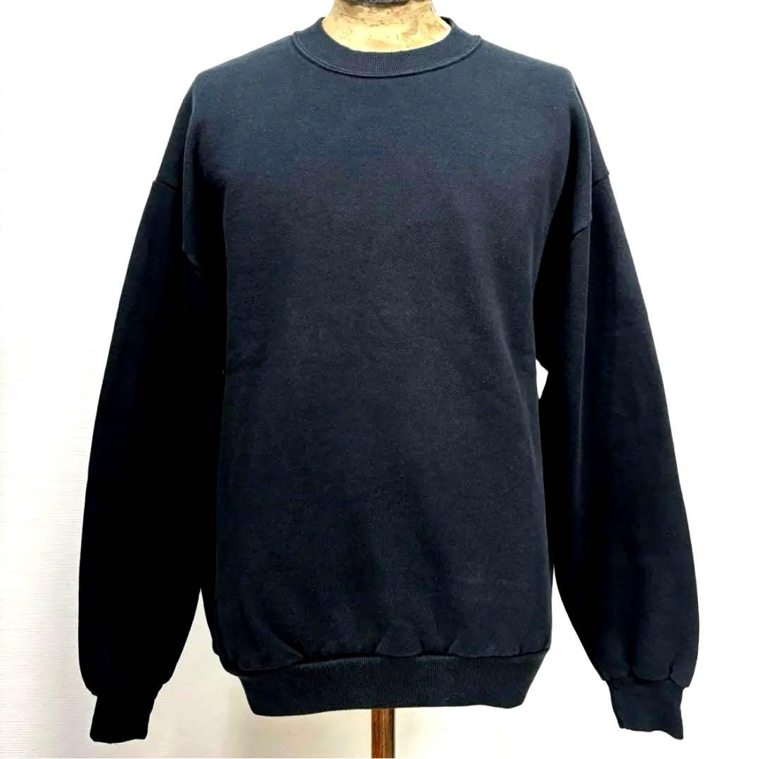 USA製 XL 美品 黒 90s ジャージーズ スウェット トレーナー