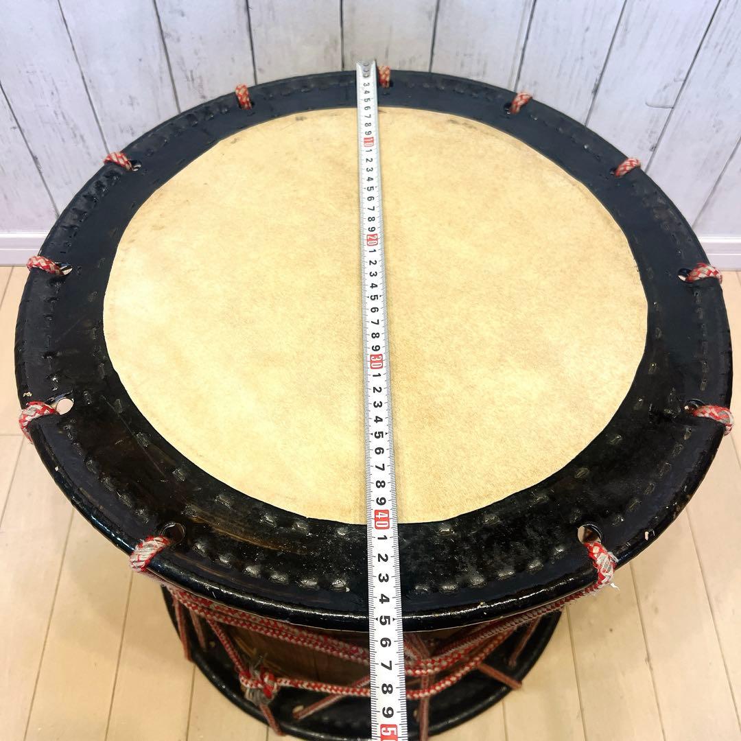 【良品】桶胴太鼓　和太鼓 打楽器　桶締め太鼓　桶太鼓