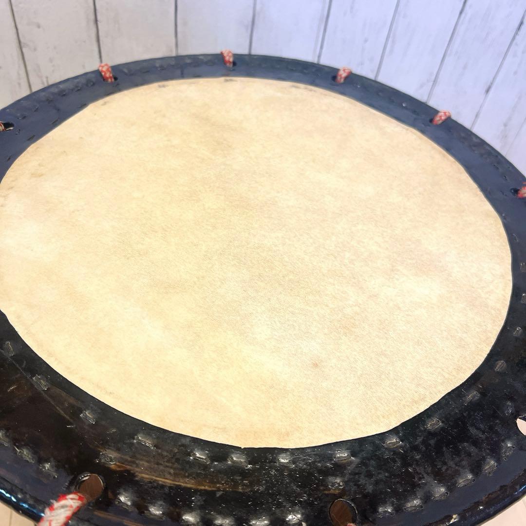 【良品】桶胴太鼓　和太鼓 打楽器　桶締め太鼓　桶太鼓