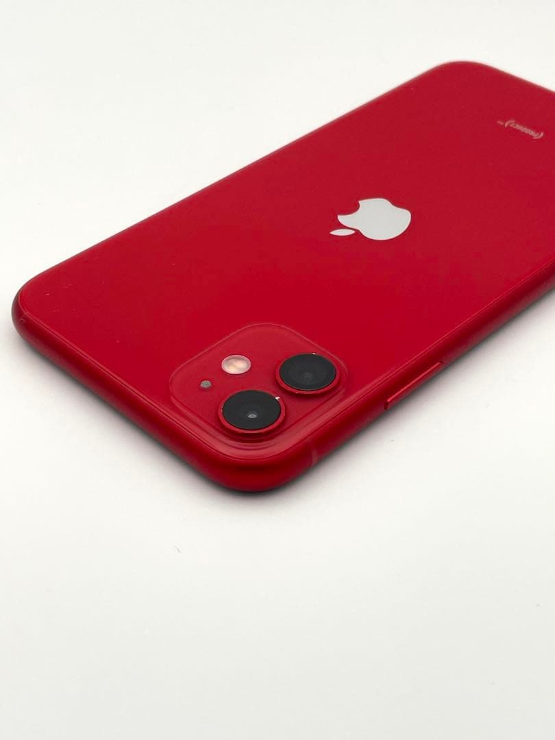 ✨超美品✨iPhone 11 64G 赤 SIMフリー 新品バッテリー