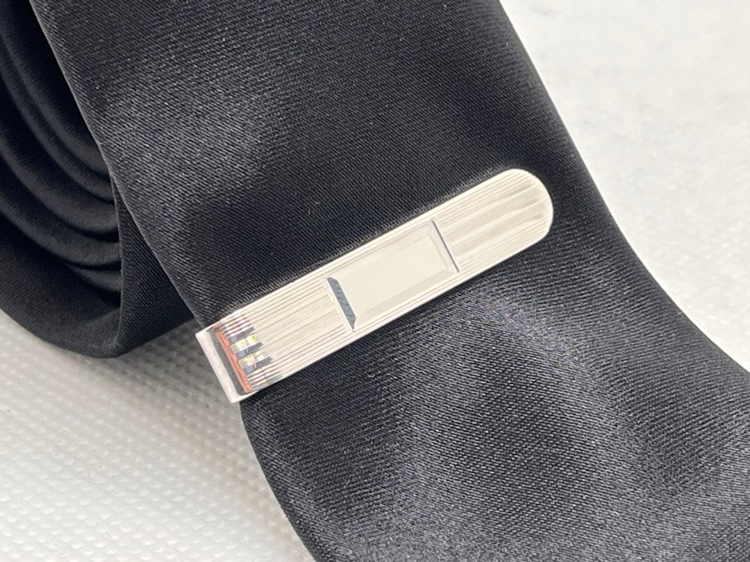 c466 美品　希少　ティファニー　エンジンターン　ネクタイピン　スモール925