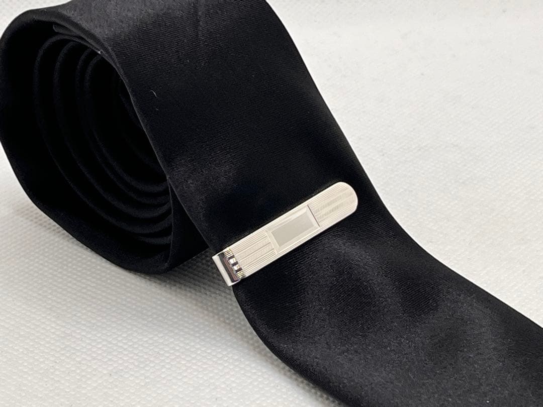 c466 美品　希少　ティファニー　エンジンターン　ネクタイピン　スモール925