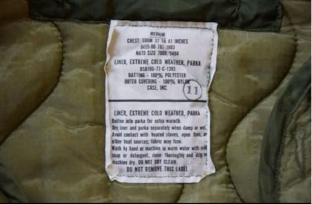 実物 M-65 モッズコート 米軍 M65 ミリタリー　古着