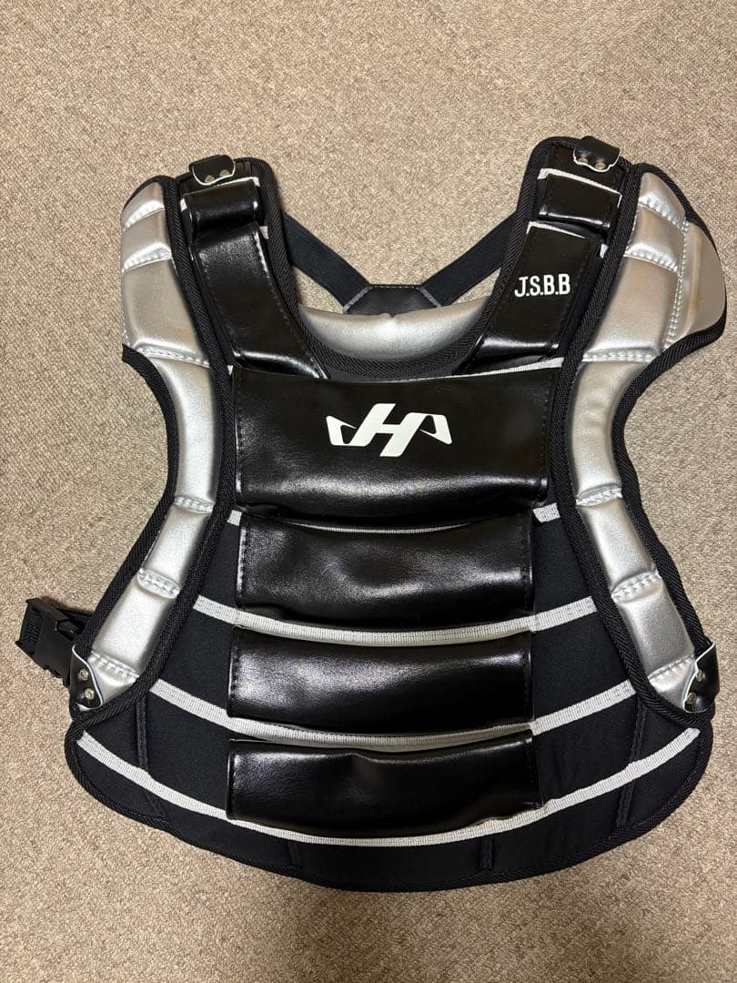 キャッチャー 防具 セット ブラック/シルバー ハタケヤマ