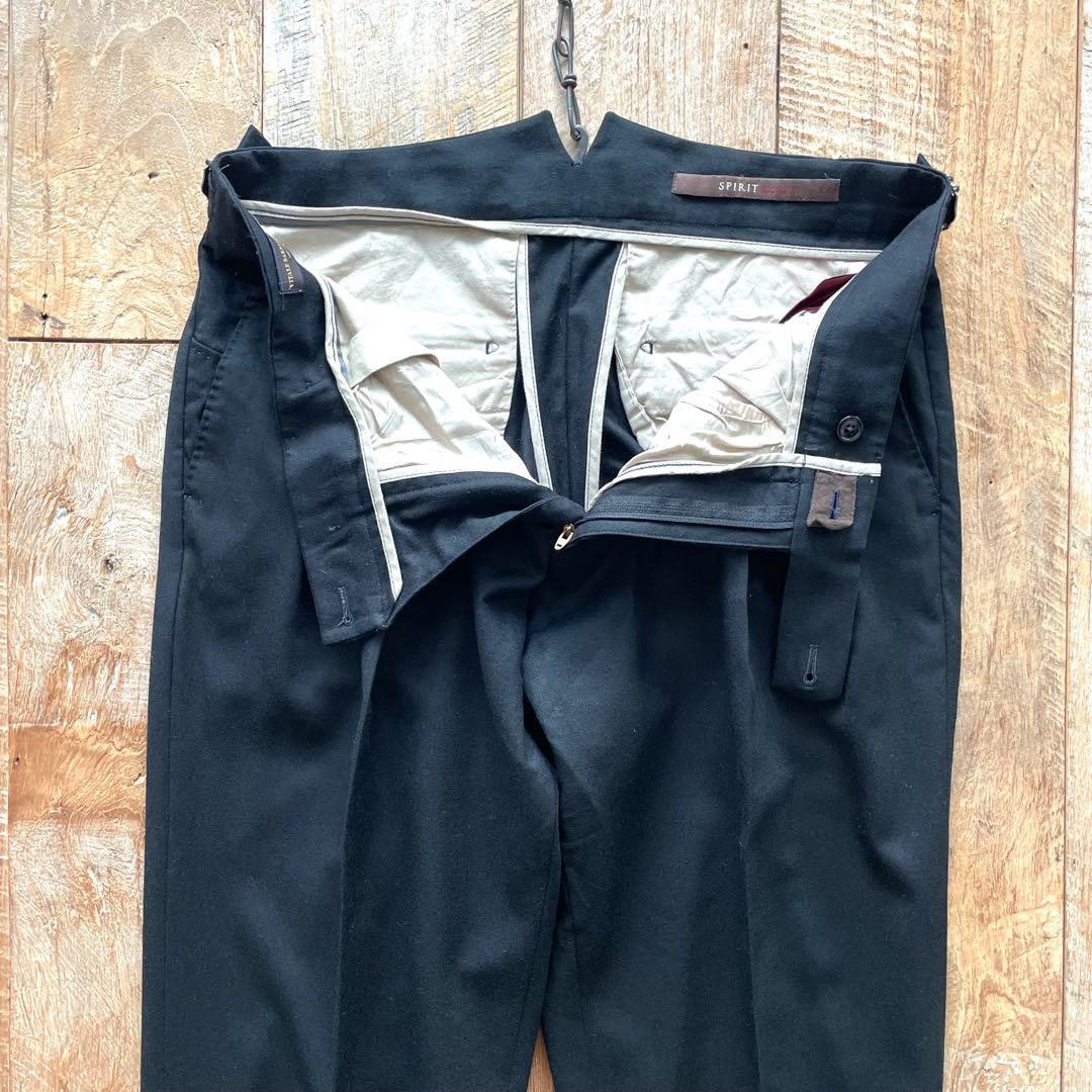 【美品】BERWICH scotch カノニコ ウール スラックス パンツ 48