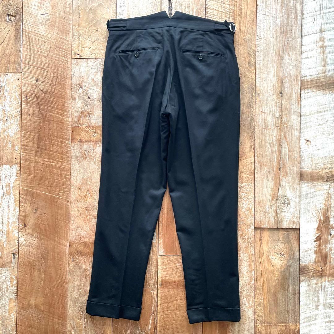【美品】BERWICH scotch カノニコ ウール スラックス パンツ 48