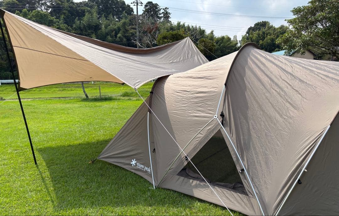 スノーピークランドネストM・タープセット グランドシート付き！