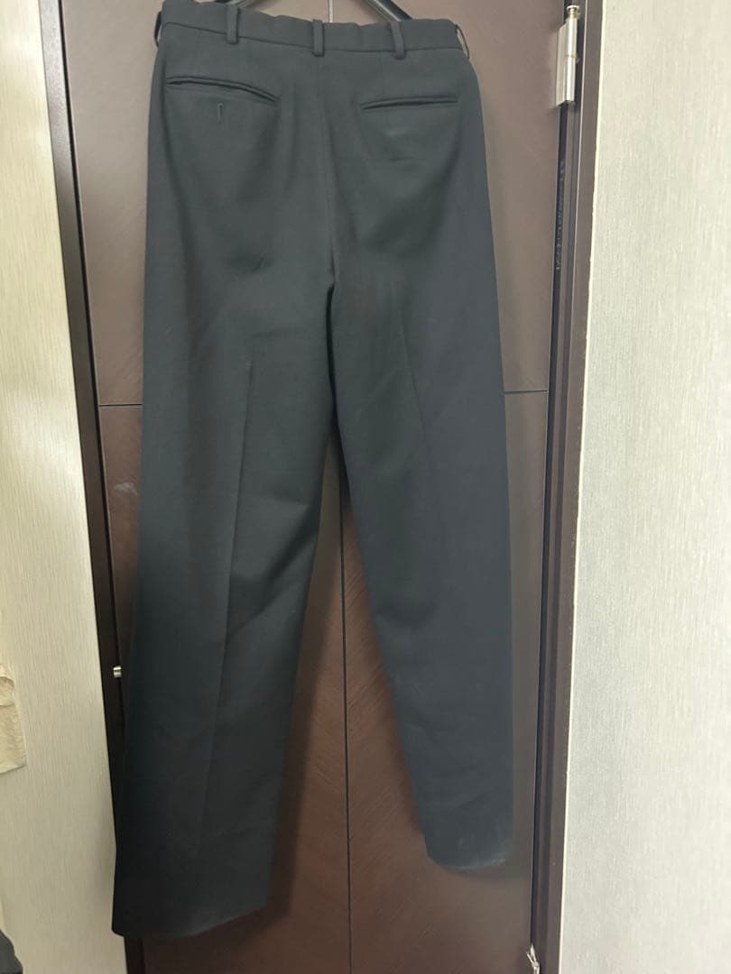 パンツ 25aw WOOL BARATHEA WIDE TROUSERS