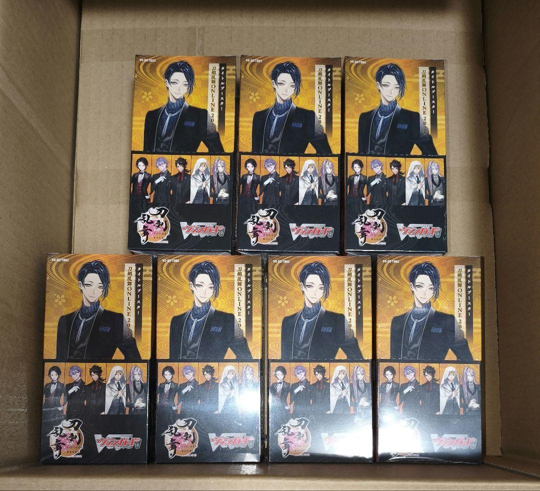 刀剣乱舞　ヴァンガード　 カードファイト　ONLINE2025　7box　未開封