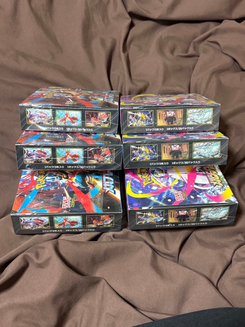 ポケモンカードゲーム メガシンフォニア　メガブレイブ　各3BOX シュリンク付