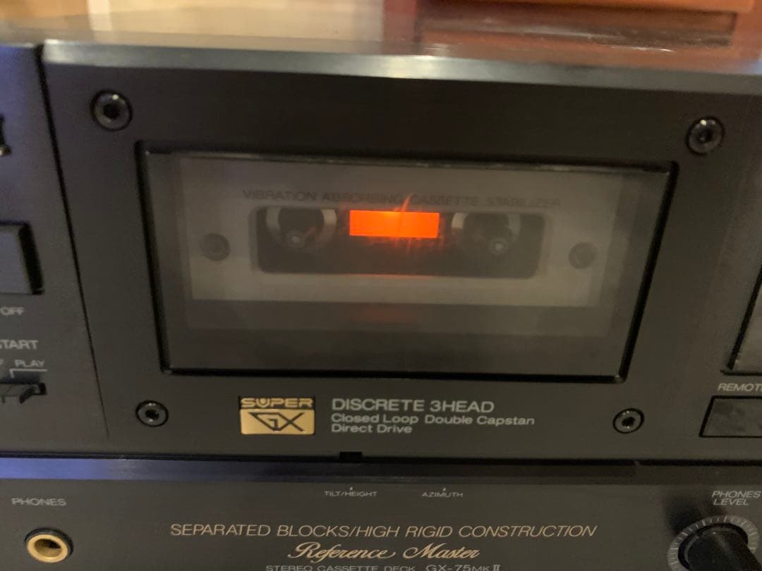 ま*る様 ジャンク品！220V AKAI GX-75 Mk II カセットデッキ