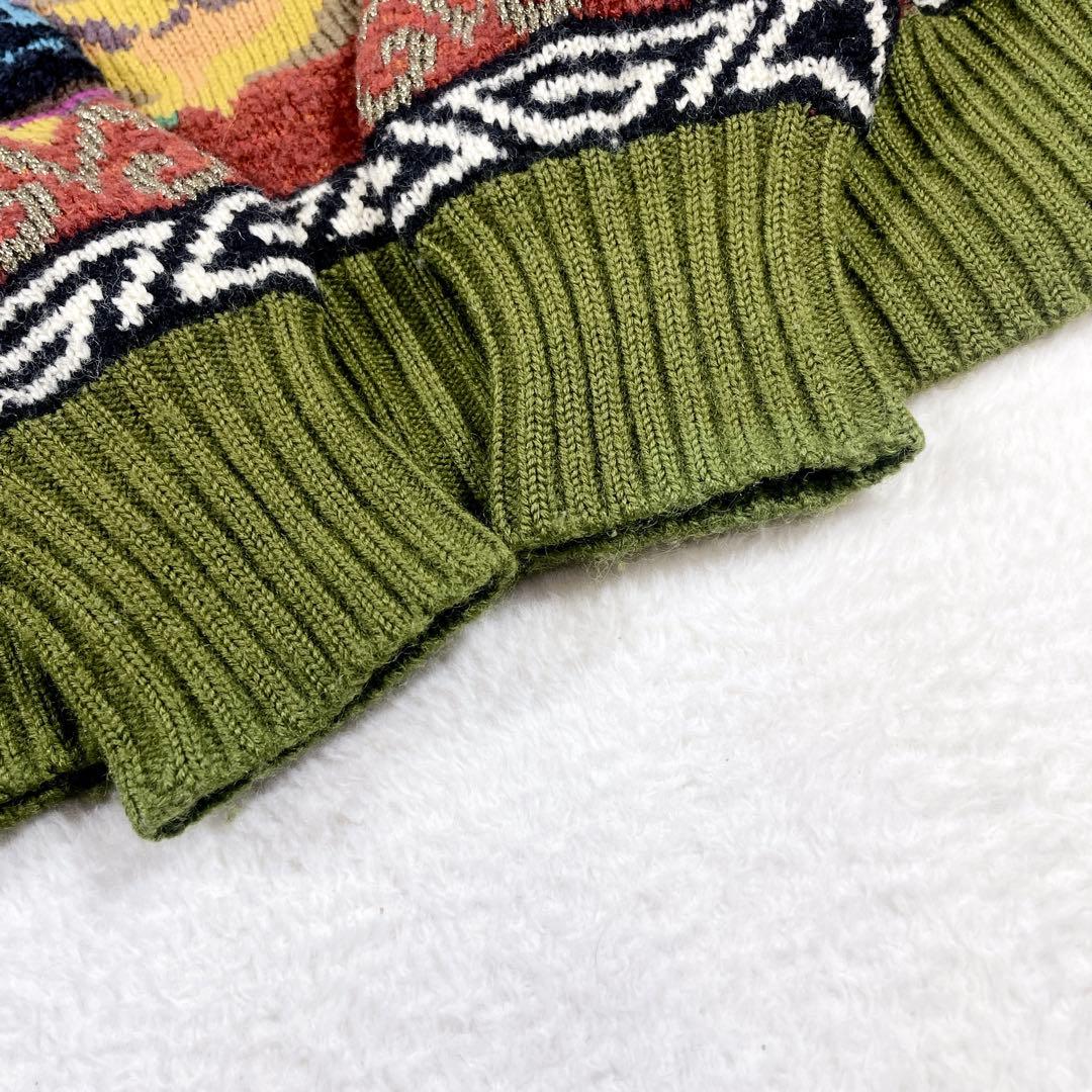 【希少】YOSHIYUKI KONISHI 総柄 ニット 花柄 80s 90s