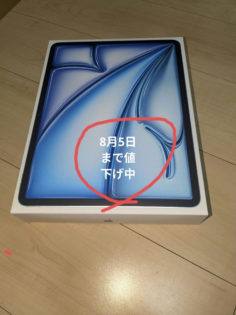 13インチiPadAir(M2)Wi-Fi+Cellular256GB　Bule