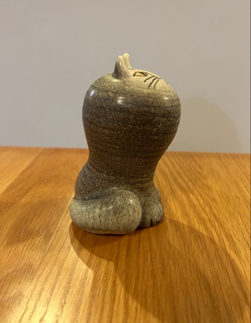 リサラーソン Lisa Larson マヤ 2個 陶器 置き物 ネコ