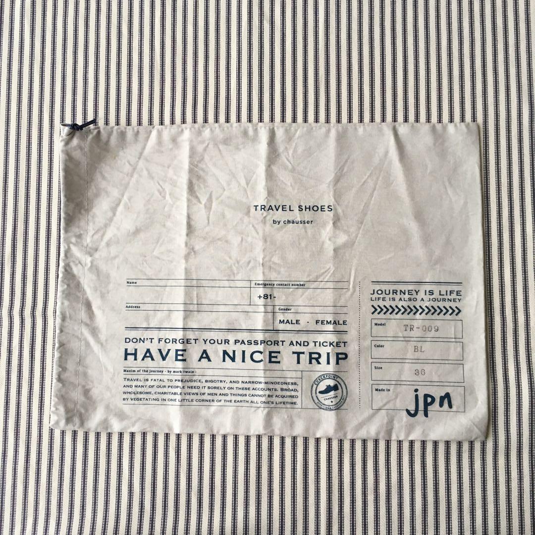 【未使用品】TRAVEL SHOES by chausser TR-009 36