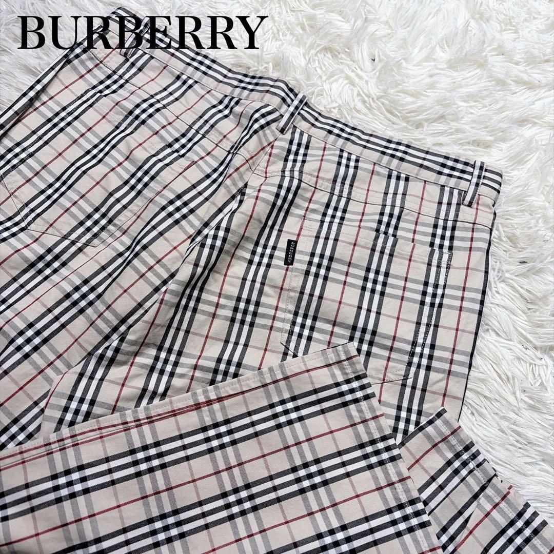 【美品】BURBERRY BLACK LABEL スラックス ノバチェック 85