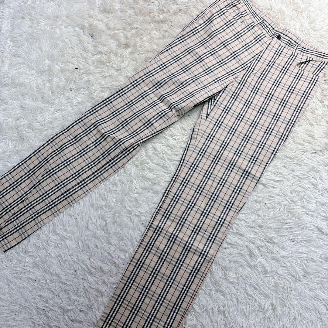 【美品】BURBERRY BLACK LABEL スラックス ノバチェック 85