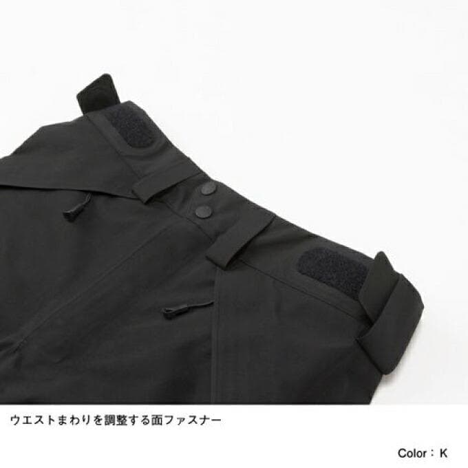 ノースフェイス パウダーガイド パンツ Lサイズ 黒 ゴアテックス
