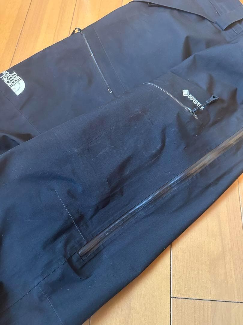 ノースフェイス パウダーガイド パンツ Lサイズ 黒 ゴアテックス