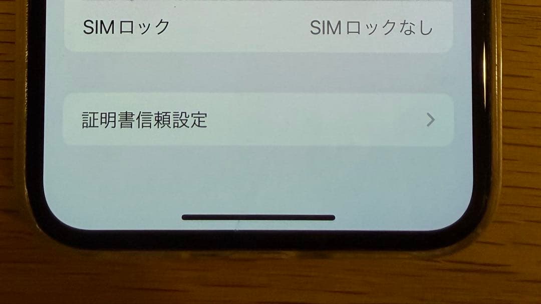 iPhone X ブラック 本体 背面ひび割れあり