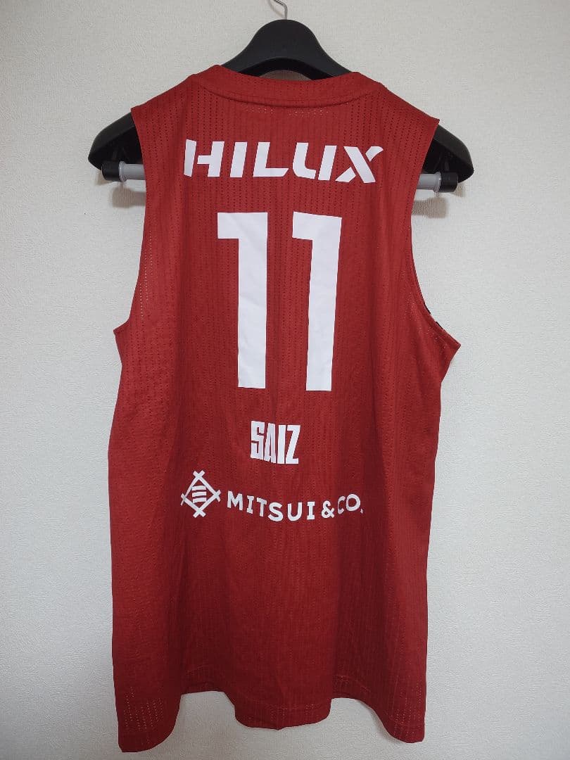 アルバルク東京 セバスチャン・サイズ FANユニフォーム 2XL 赤 レッド