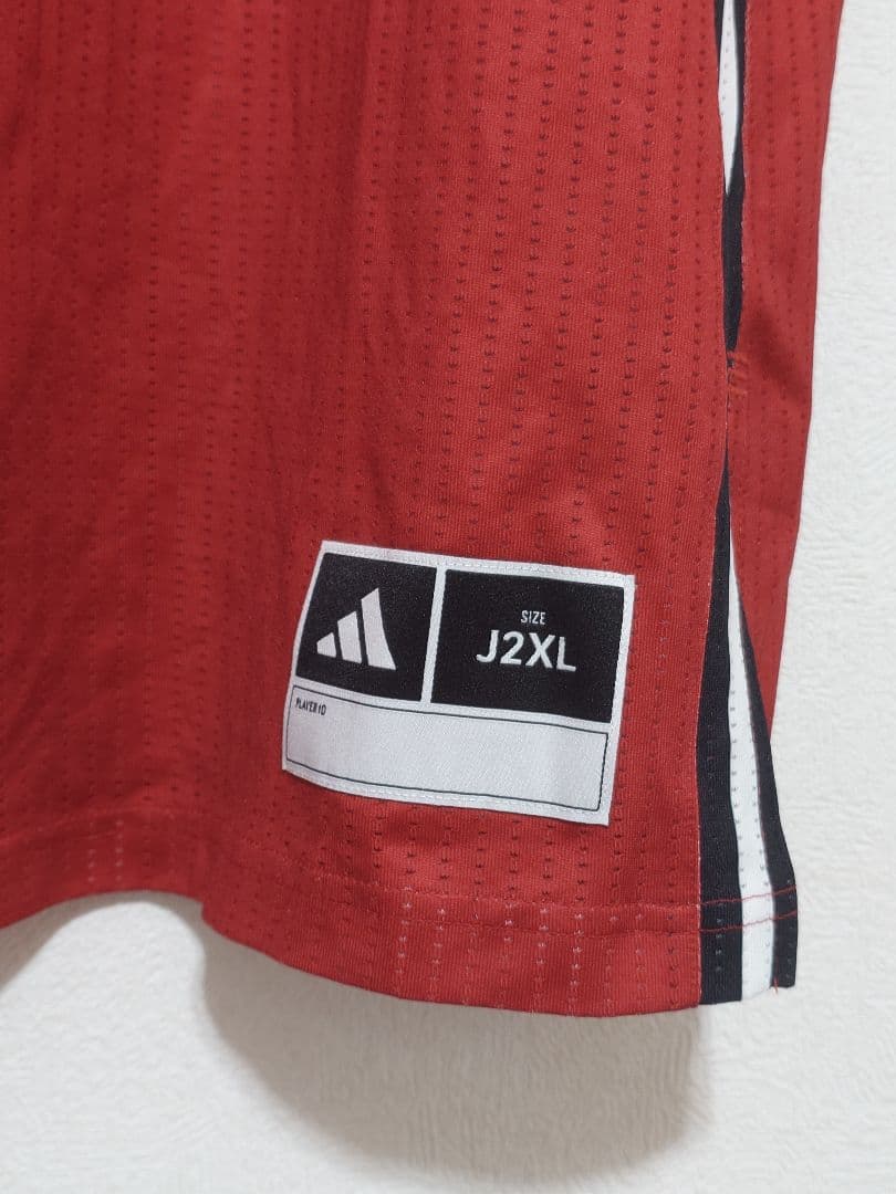 アルバルク東京 セバスチャン・サイズ FANユニフォーム 2XL 赤 レッド