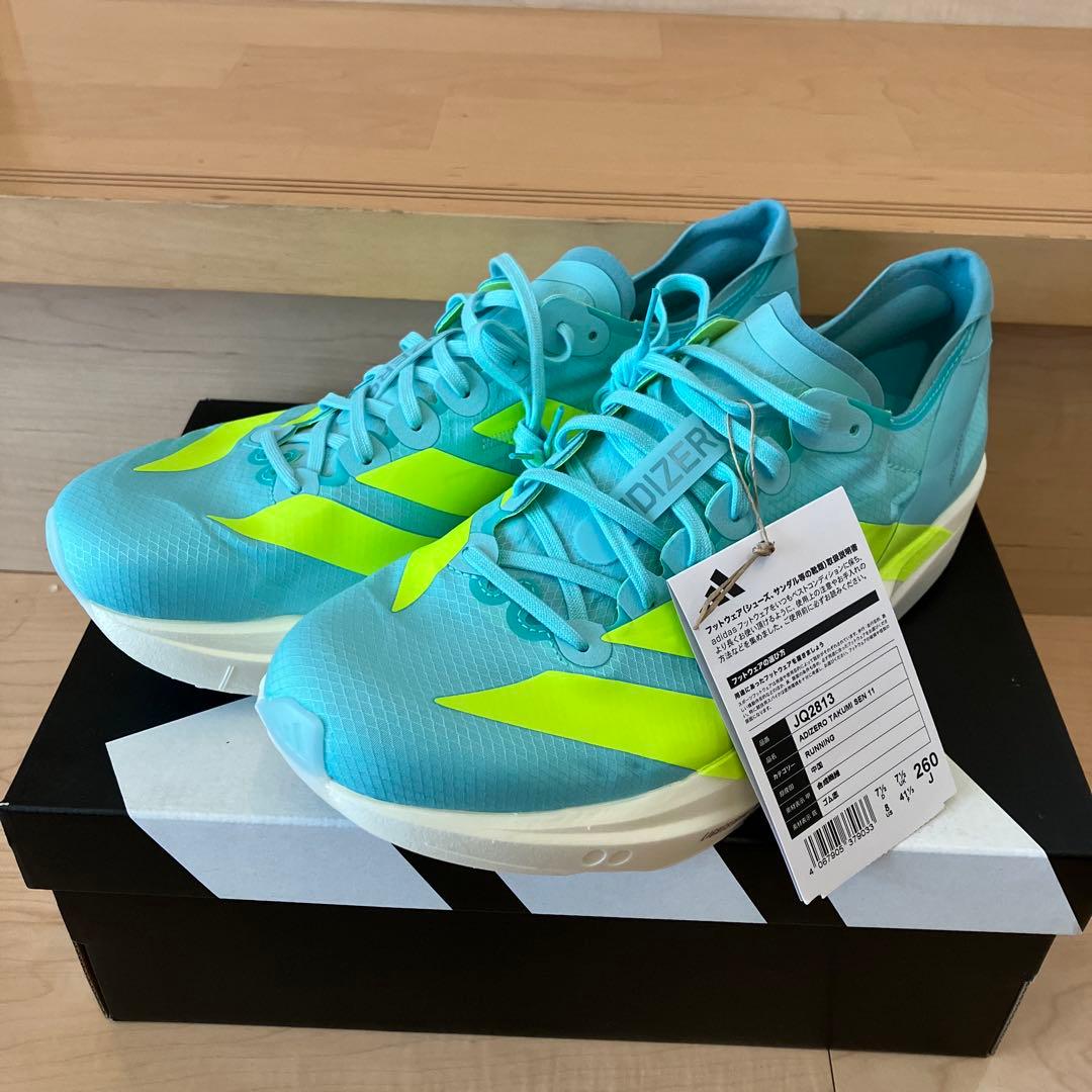 新品未使用　26.0 アディゼロ　タクミセン11