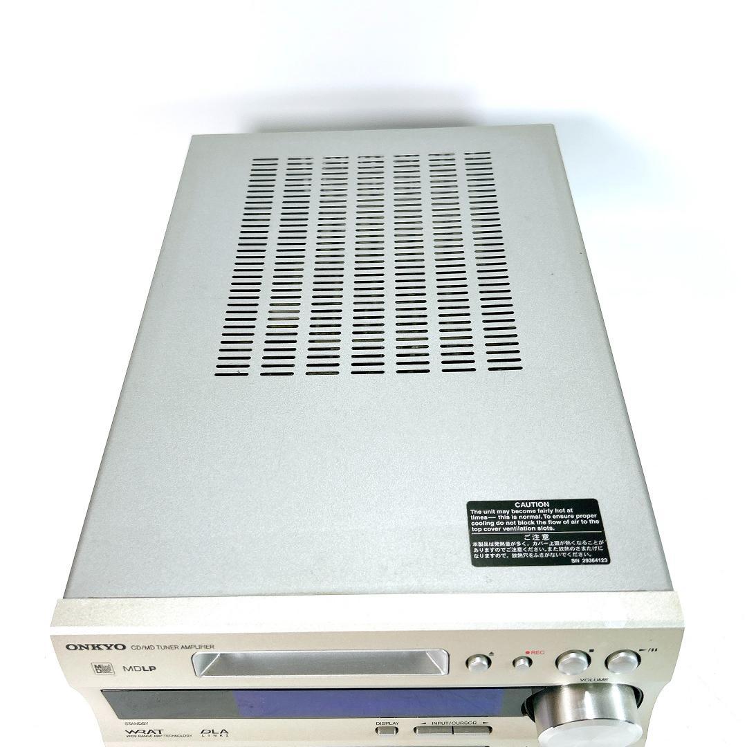 ONKYO CD/MDチューナーアンプ FR-N9FX(S) シルバー 現状品