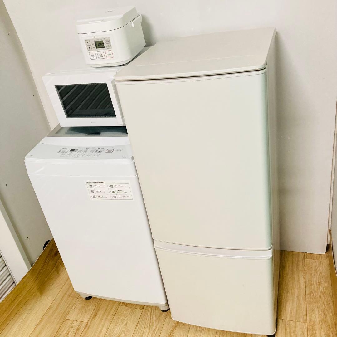 美品高年式高品質豪華一人暮らし家電4点セット❗️大阪、大阪近郊配送無料