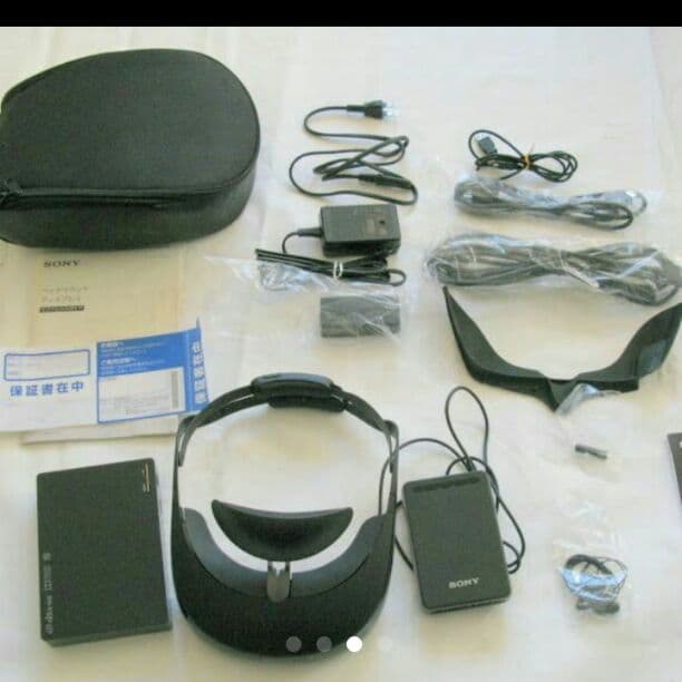 SONY■ HMZ-T3  3D対応ヘッドマウントディスプレイ+HMLケーブル+