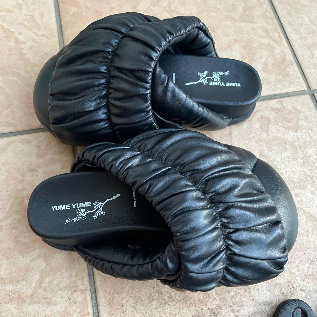 YUME YUME パデッドミュールサンダル