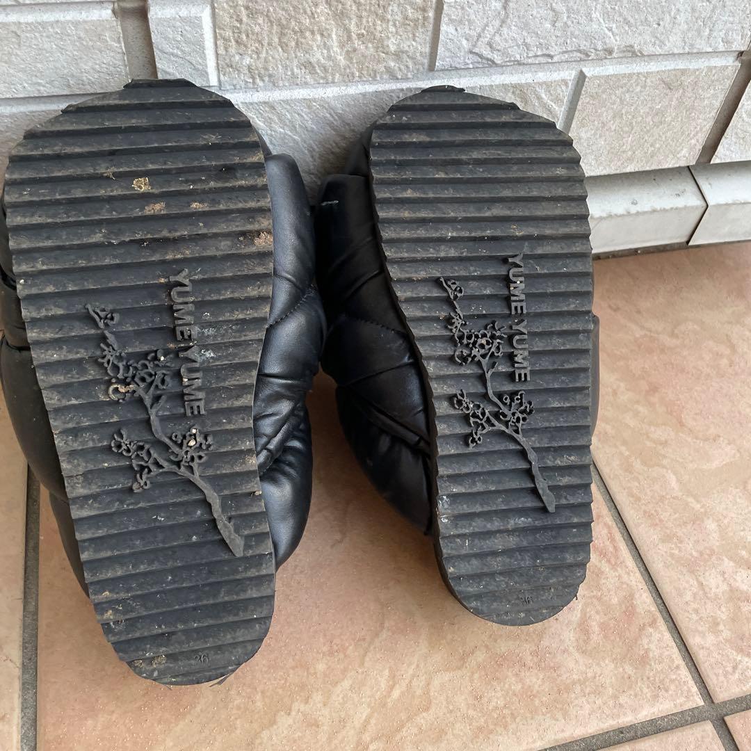 YUME YUME パデッドミュールサンダル