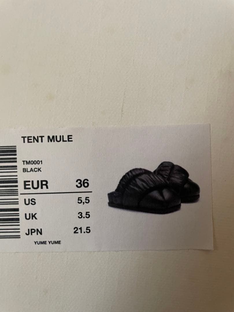 YUME YUME パデッドミュールサンダル