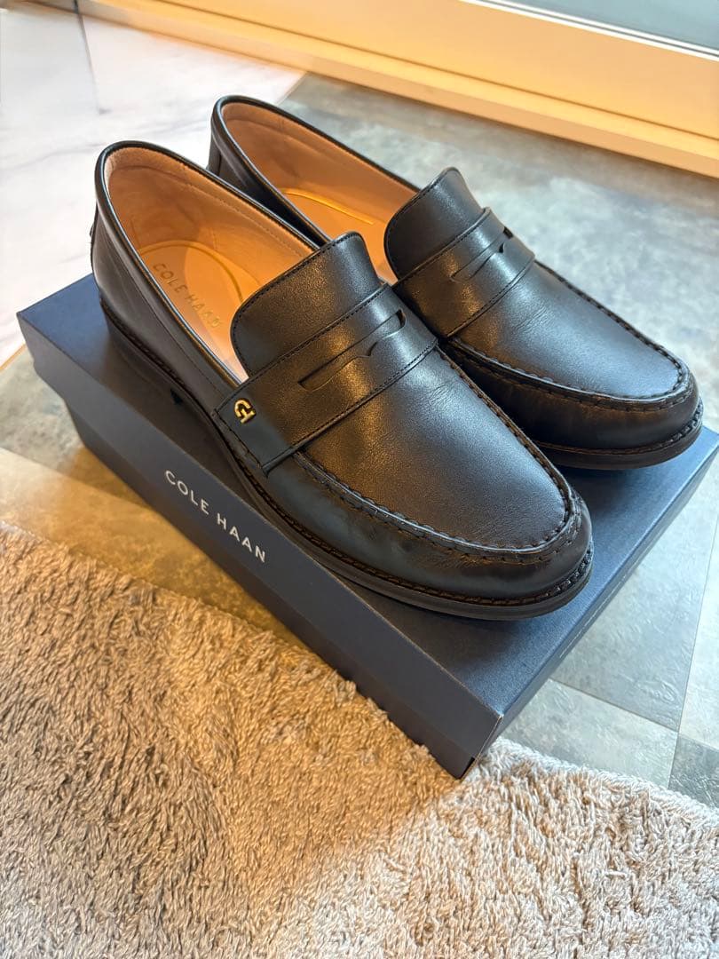 【COLE HAAN】ラックス ピンチ ペニー ローファー ブラック 24センチ
