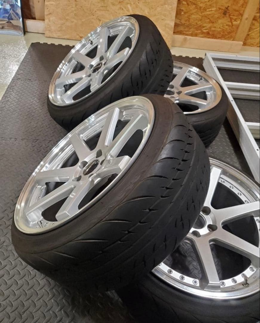 ケンメル 20インチ コンケイブ 9.5j +40 通し 逆ぞり 114.3