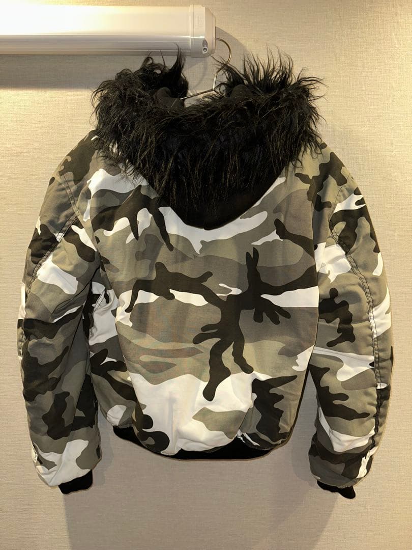 grimykids ファージャケット ホワイトカモ Molly santana