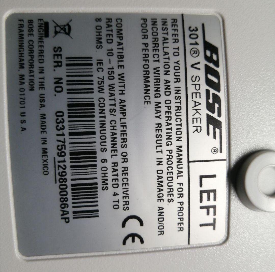 本日限定価格!!BOSE ボーズ 301 Series V ホワイト 天吊付