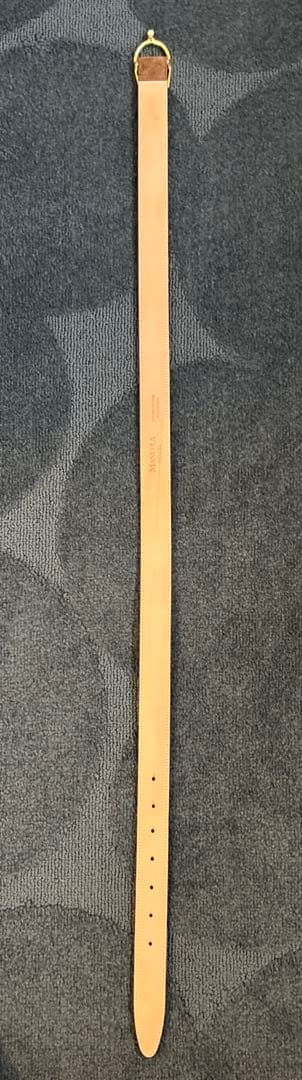 MANUELA ゴールドバックルベルト　ブラウン