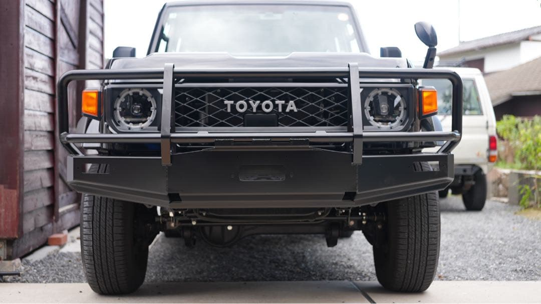 ウインチバンパー　再再販GDJ76 ランドクルーザー70 ARB