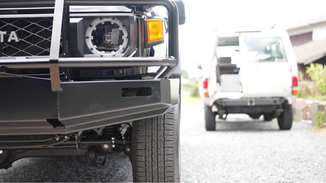 ウインチバンパー　再再販GDJ76 ランドクルーザー70 ARB