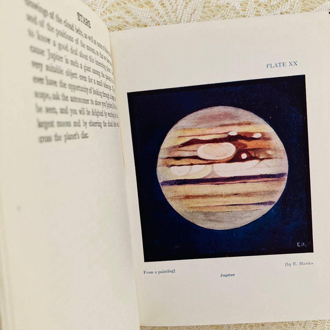 洋書　古書　アンティーク　Stars　イギリスの星図鑑　天文学　惑星　星座