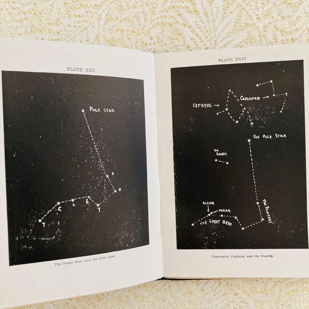 洋書　古書　アンティーク　Stars　イギリスの星図鑑　天文学　惑星　星座