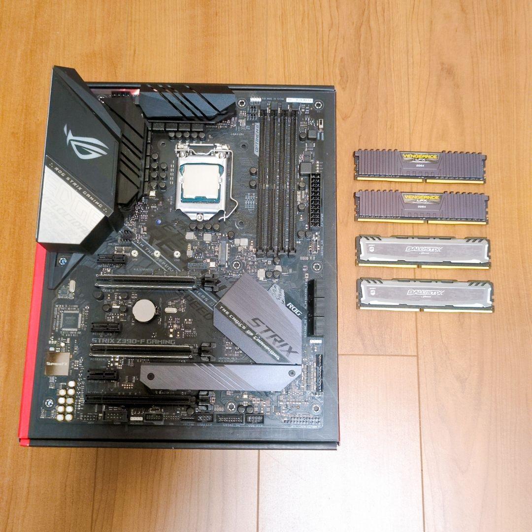 【セット売り】ASUS Z390-F + i7-9700K + 32GB RAM