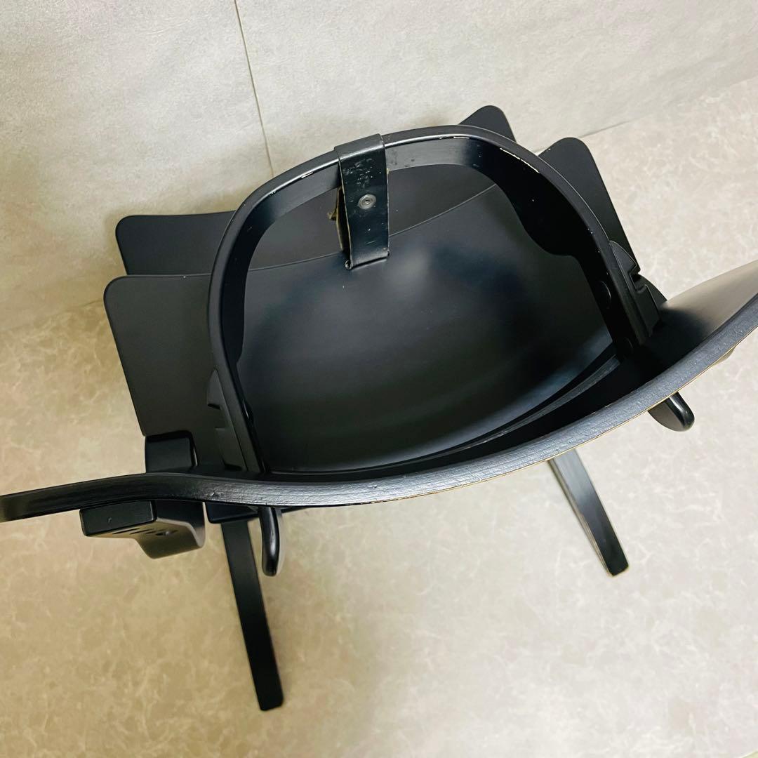 Leander リエンダー　ハイチェア　ベビーチェア　ブラック　セーフティーバー